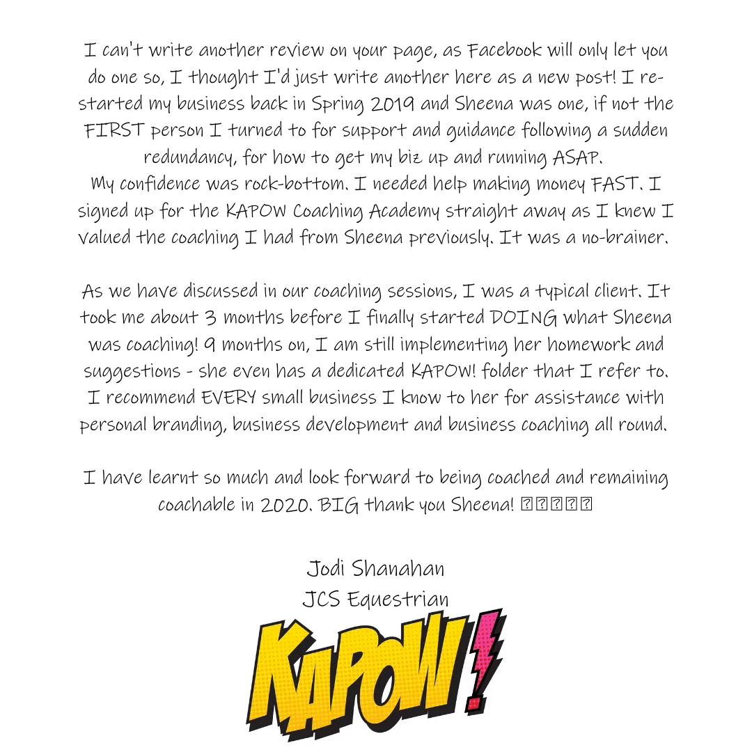 Testimonial From Jodi Shanahan
